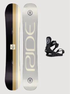 Ride Agenda 152 + C2 Blk M 2023 Snowboard-Set