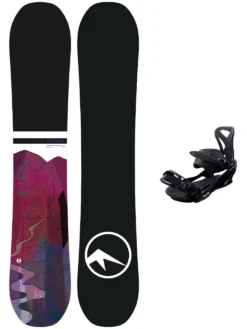 TRANS FR 147 + Team Pro M Black 2023 Snowboard-Set