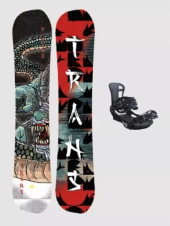 TRANS Pirate 159 + Team Soft L Snowboard-Set